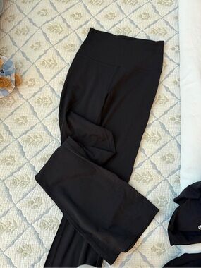 lululemon athletica Black High-Rise Flared Leggings